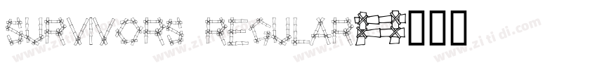 survivors regular字体转换